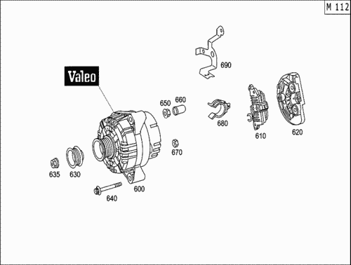 Автомобиль Шкода Фабия (2010). ГЕНЕРАТОР