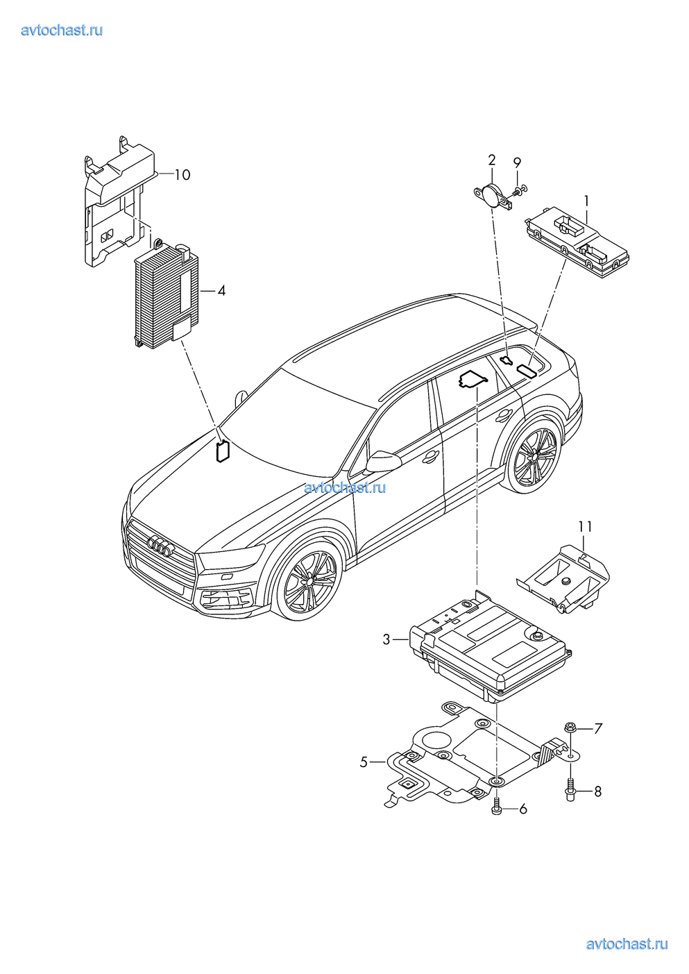 Обогрев лобового стекла audi q5