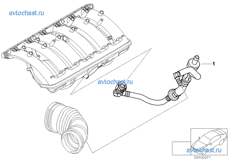 Двигатель с вакуумной сист.управления