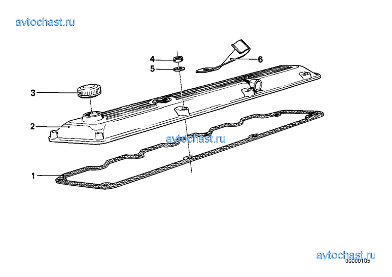 Крышка головки блока цилиндров