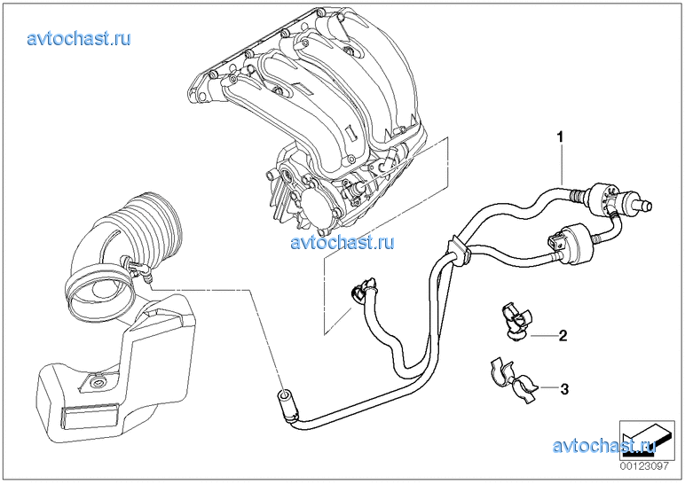 Двигатель с вакуумной сист.управления