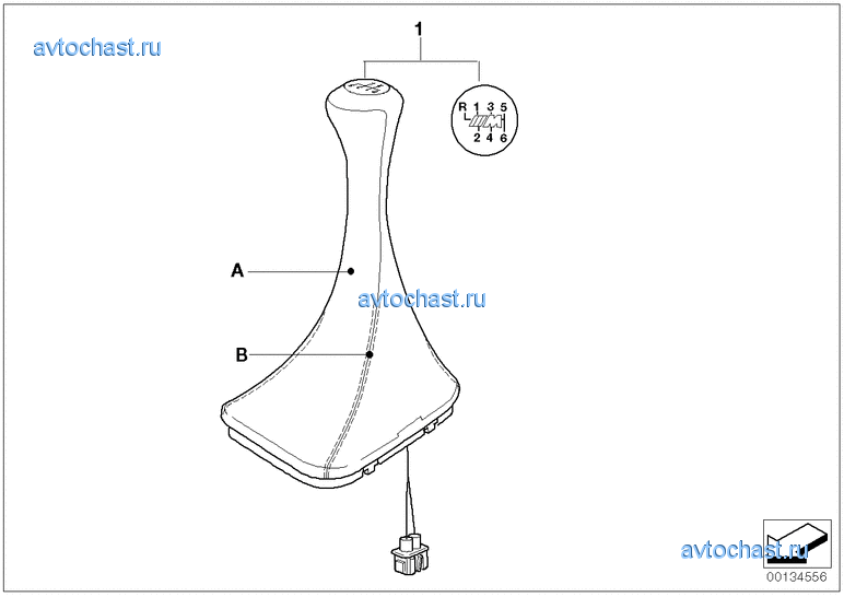 Индивид.головка рыч.ПП/чехол с подсвет.