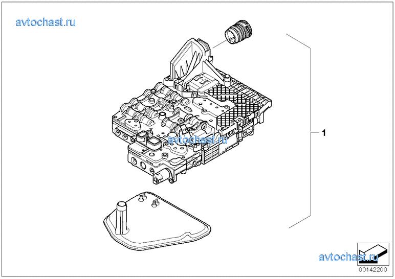 GA6HP26Z мехатроник - полный привод