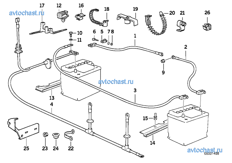 провод батареи