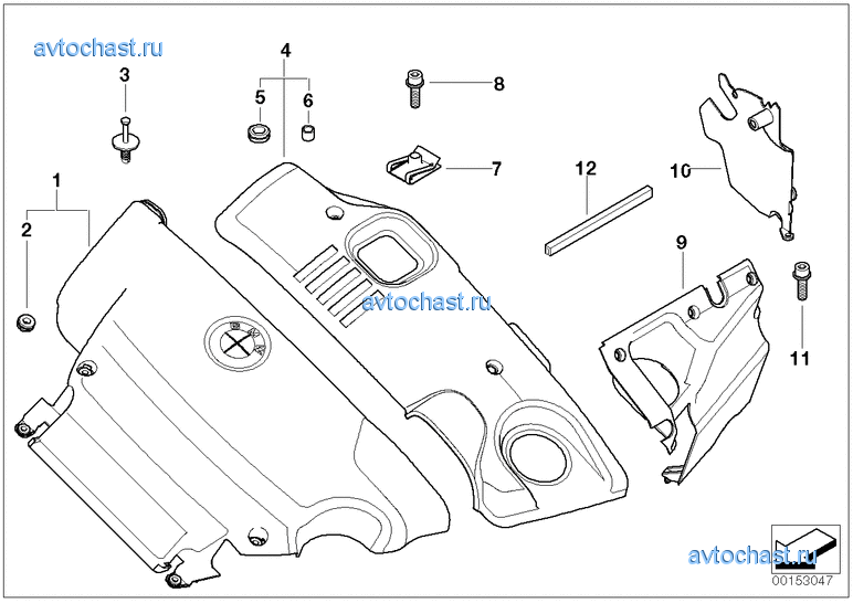 Звукоизоляционный кожух двигателя