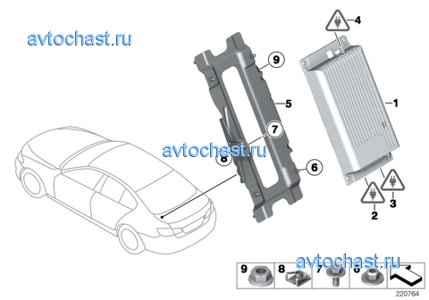 Зарядный блок устр.громк.связи Basis