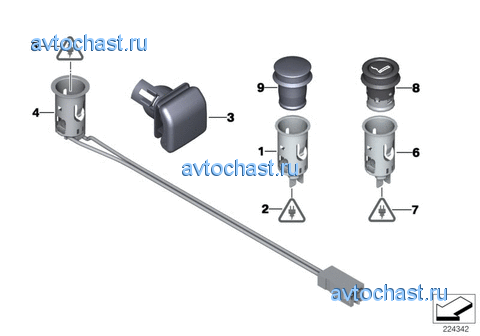 Прикуриватель/розетки
