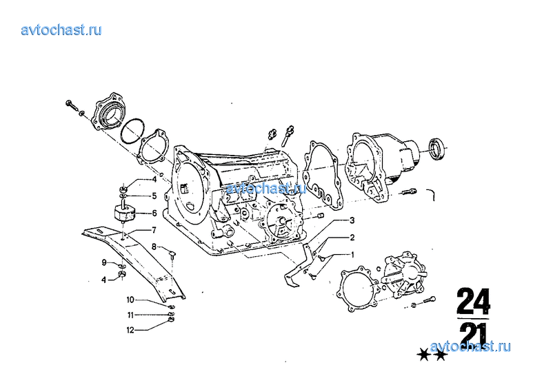 BW 65 Картер и дополнительные элементы