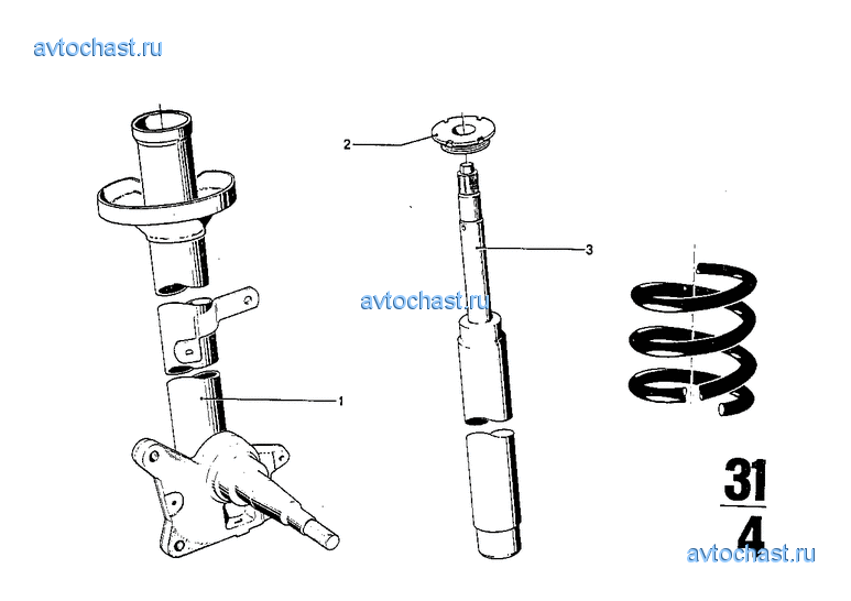 Амортизационная стойка Пд/амортизатор
