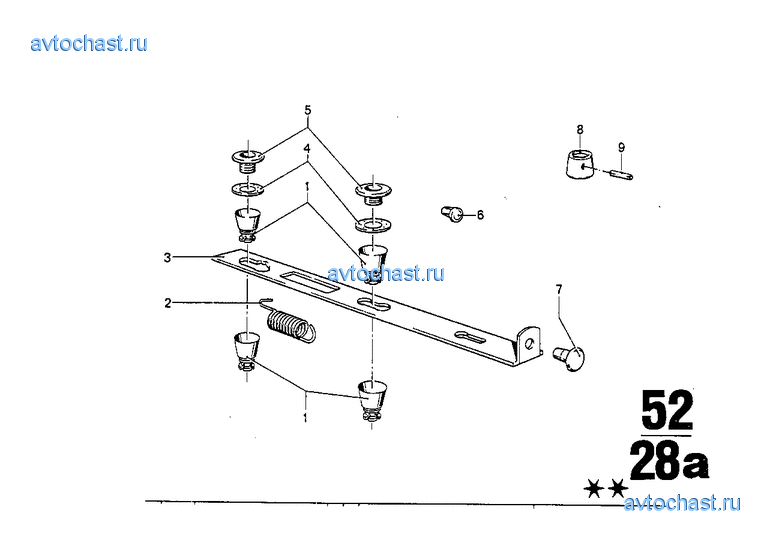 Подголовник регулируемый Пд