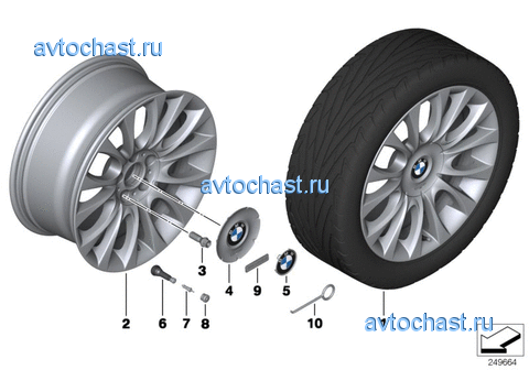 /c  BMW Individual V-..349-19"