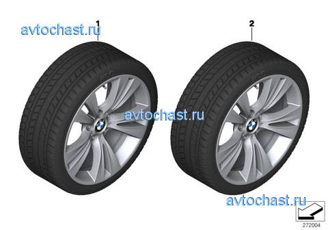 Winterkomplettrad Doppelspeiche 309
