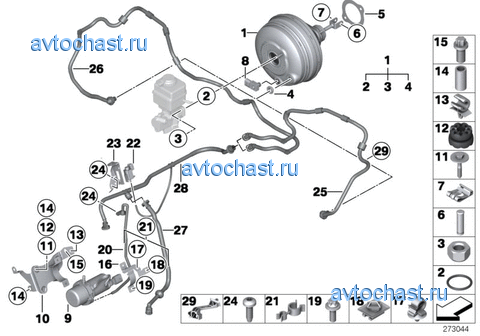 Вакуумный усилитель тормозов