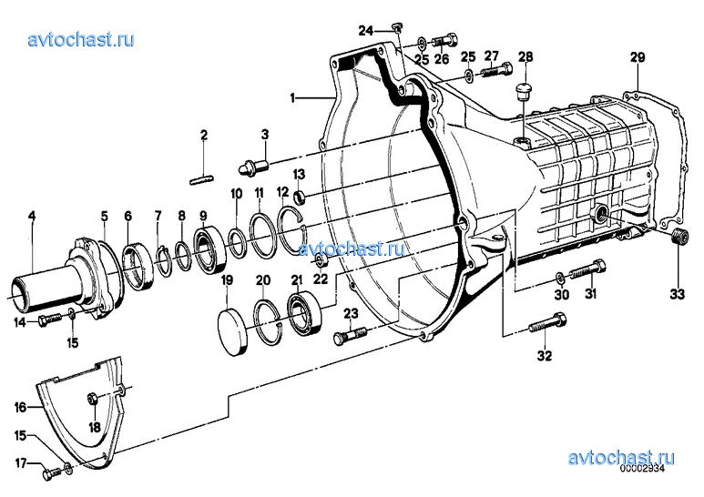 Getrag 235 Картер и дополнит.элементы