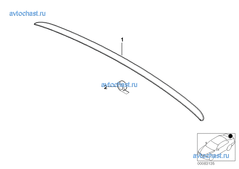 Задний спойлер BMW Motorsport