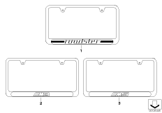 Stainless Steel License Plate Frame