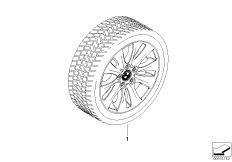 Winterkomplettrad V-Speiche 229