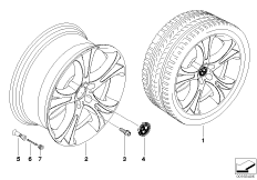 BMW LM Rad Doppelspeiche 275