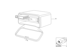 Alpine CD Player/ Changer with cover