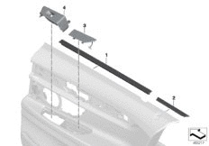 Indi. Anbauteile T?rverkleidung hinten