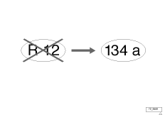   R12 -> R134a