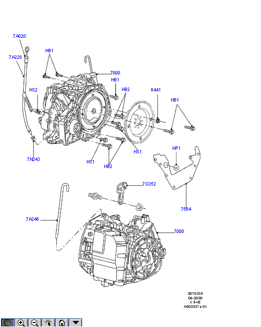 Схема акпп cd4e