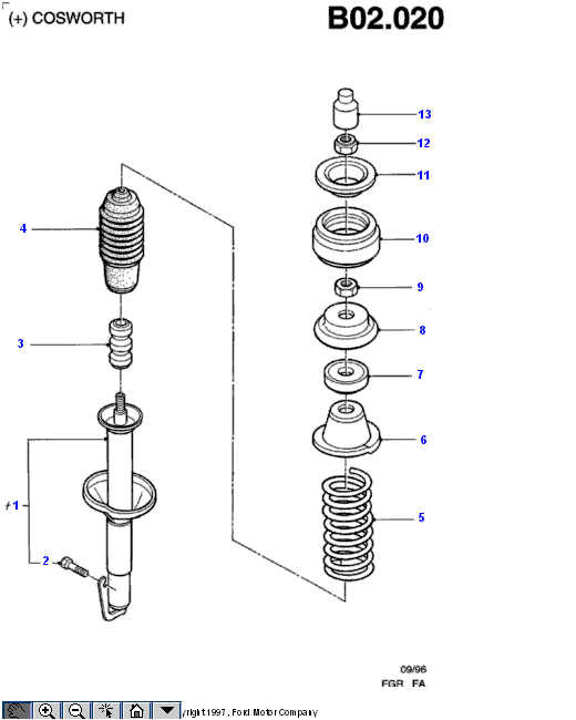 Ford fusion схема подвески