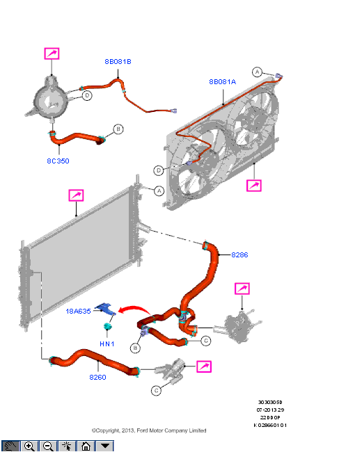 Схема кондиционера форд транзит 2010