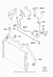 Схема форд фокус 2 системы охлаждения