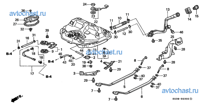 Запчасти для Honda