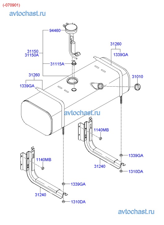 Купить Топливный Бак Хендай Hd 78