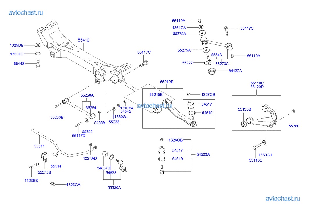 Задняя подвеска хендай санта фе классик тагаз схема
