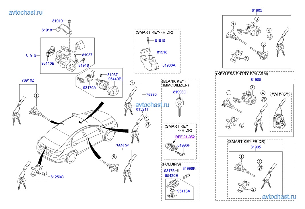 Каталог запчастей hyundai sonata. Замок зажигания Соната Hyundai схема. Схема запчасти для Хендай Соната 2011. Sonata/i45 10 2010 2014 замок двери. Хундай Соната i45 схема иммобилайзера.
