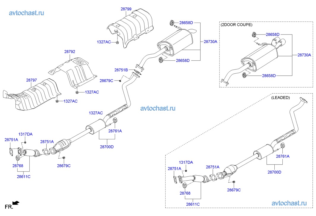 Выхлопная система элантра 4 hd схема