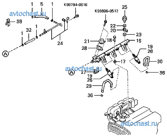 Киа спортейдж топливная система схема 1 бензин