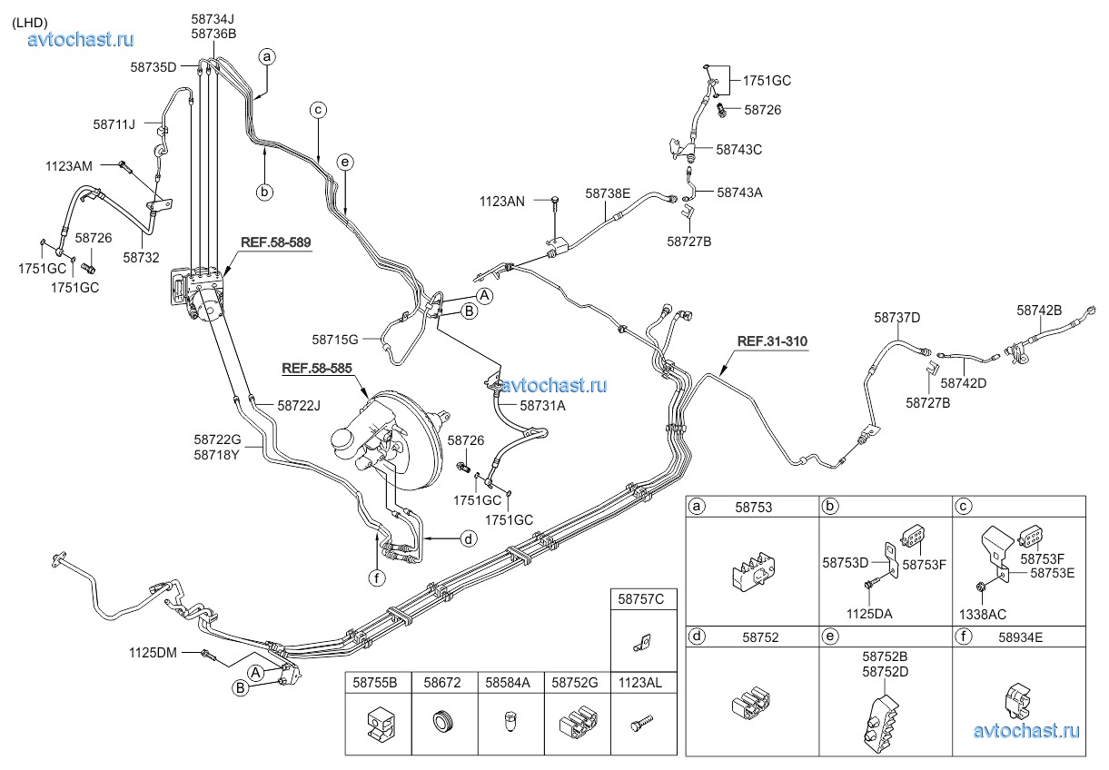 Тормозная система хендай hd 78 схема