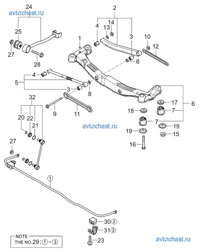 Схема задней подвески киа спортейдж 3