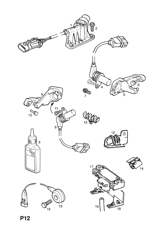 Неправильный сигнал частоты вращения двигателя опель астра g x16xel ...