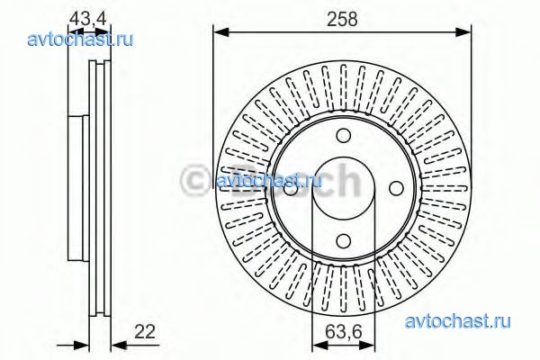 0986479R64 BOSCH 