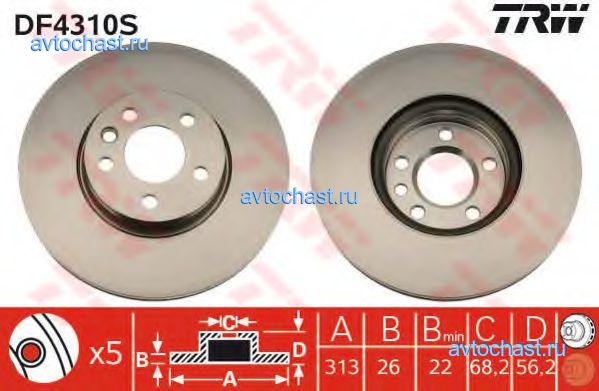 DF4310S TRW/LUCAS ФОТО