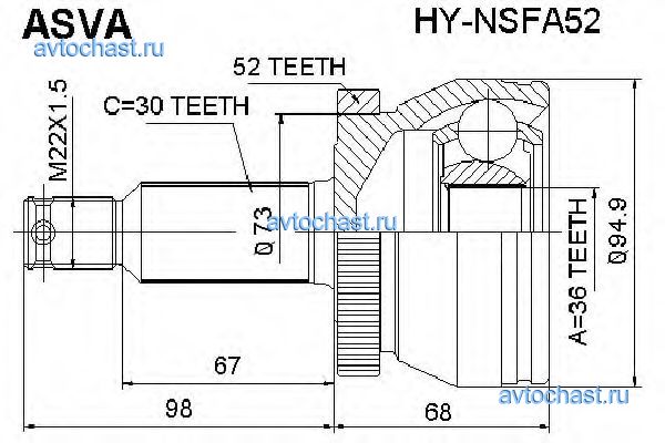 HYNSFA52 ASVA ФОТО