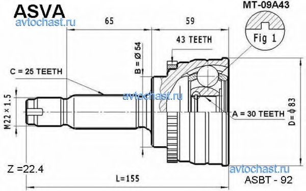 MT09A43 ASVA 