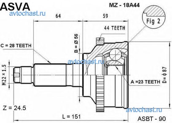 MZ18A44 ASVA 