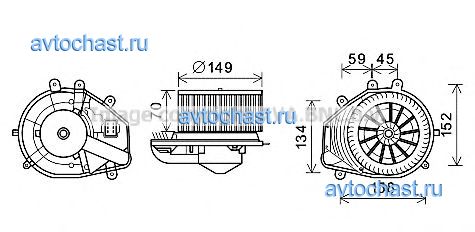 VW8353 AVA QUALITY COOLING 