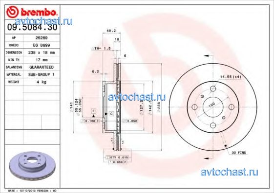 09508430 BREMBO 