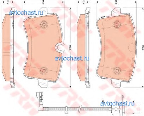 GDB1866 TRW/LUCAS ФОТО
