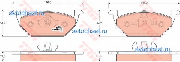 GDB1357 TRW/LUCAS ФОТО