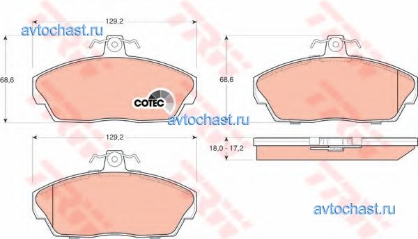 GDB1319 TRW/LUCAS ФОТО