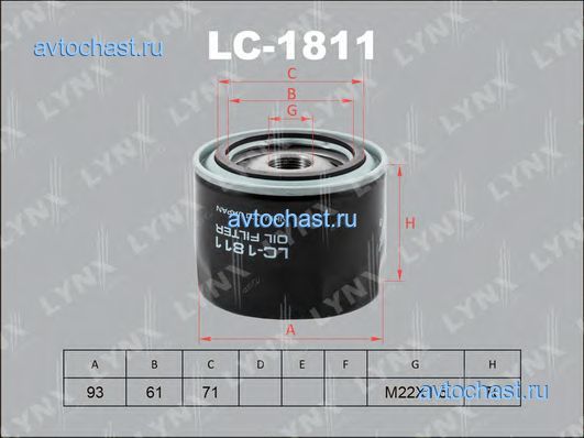 LC1811 LYNXauto ФОТО