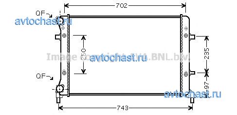 VW2204 AVA QUALITY COOLING 